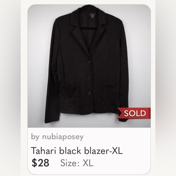 Black Blazer Size 10 Corpcore Boardroom Office siren - Picture 7 of 7